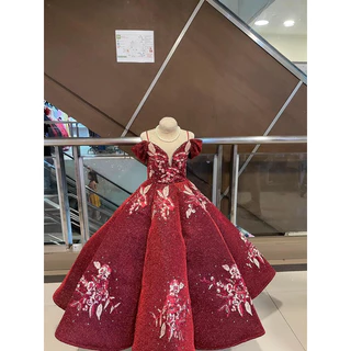 18th birthday red gown for debut