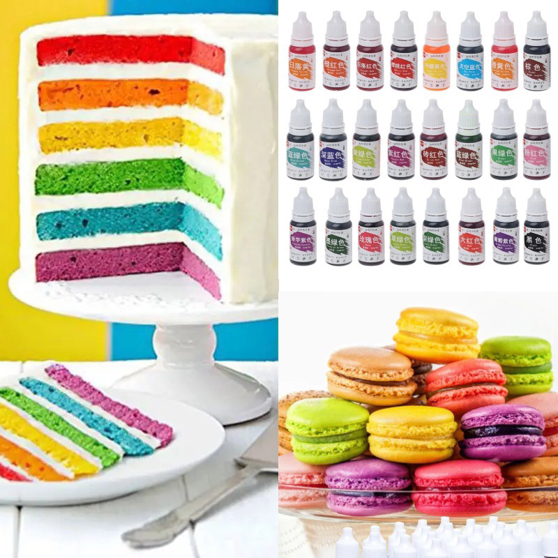 1pc Natural Ink Food Coloring Baking Liquid Food color Cake Decoration