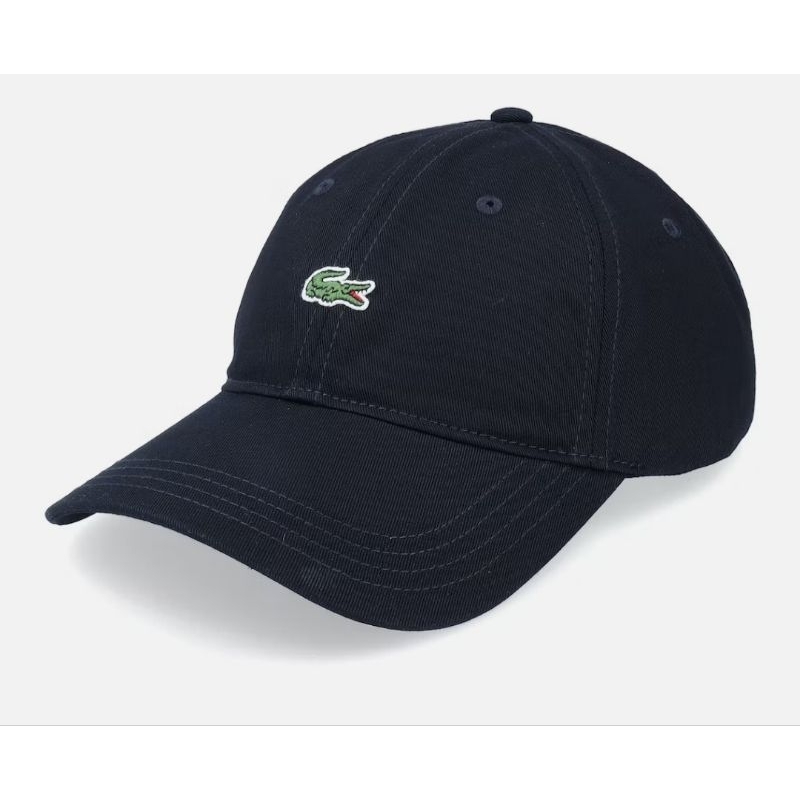 LĄCỌSTE SMALL LOGO BLOCK CAP,NAVY-ONE SIZE | Shopee Philippines