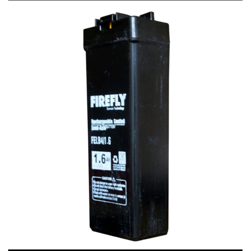 FIREFLY FELB4/1.6 rechargable Lead Acid battery 1.6AH 4V | Shopee ...