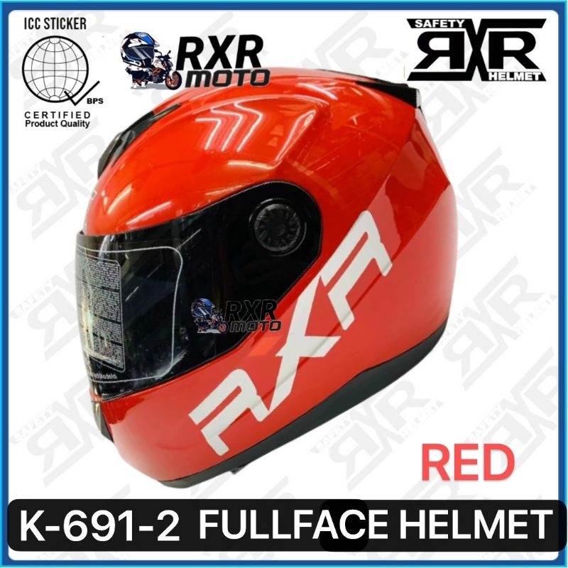 RXR 691-2 FULL FACE HELMET WITH ICC (BPS) SIZE 59-60CM LARGE ONLY - Main Image