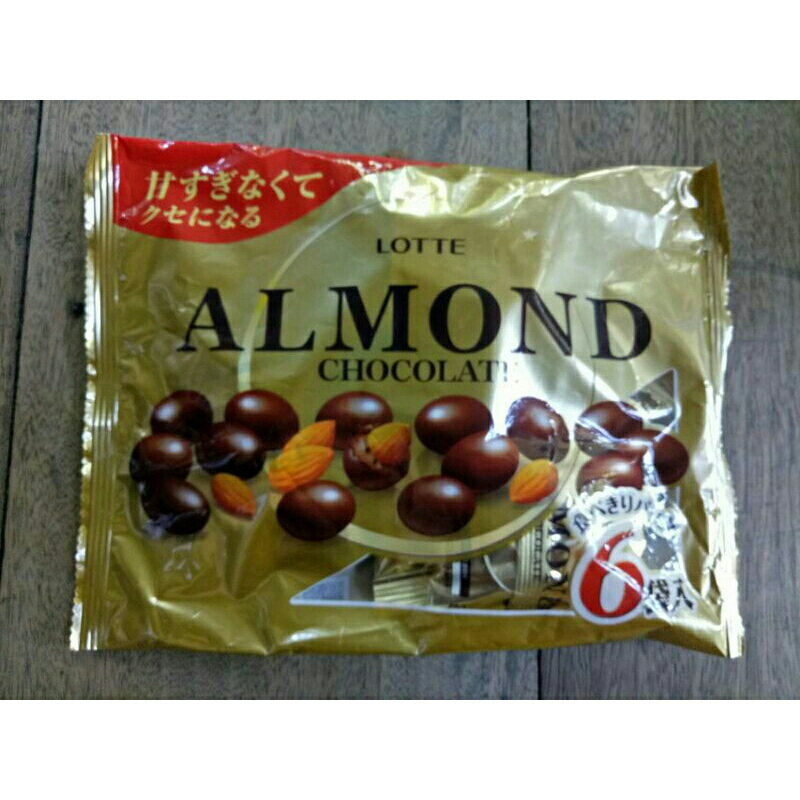 lotte almond chocolate japan 117grame expiration may 2023 Shopee