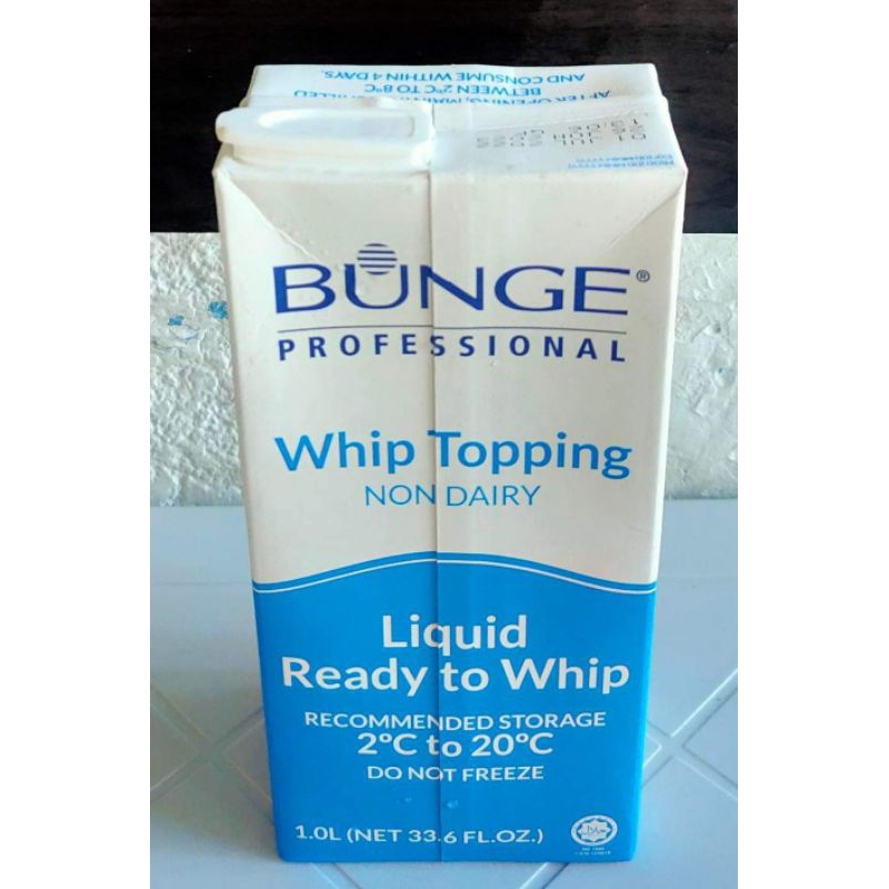 Bunge Whip Topping Non Dairy Shopee Philippines