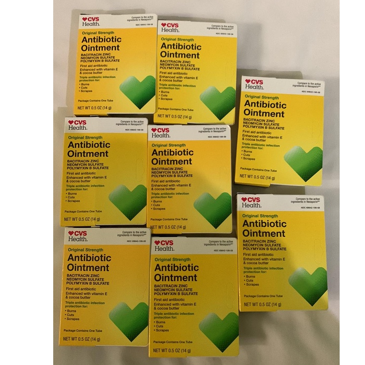 CVS Original Strength Antibiotic Ointment, 0.5 oz (14g) Shopee