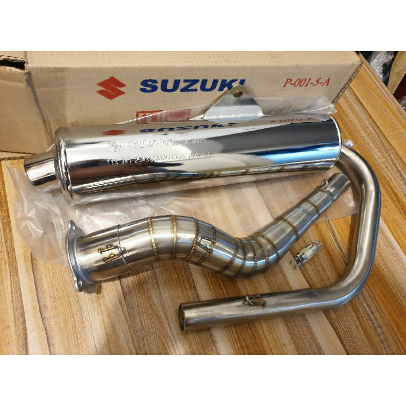 SGP Canister w/Stainless Big Elbow for Raider 150 Carb / Fi Shopee