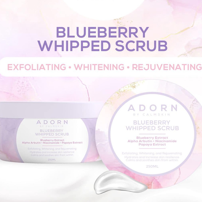 Adorn Blueberry Whipped Scrub. | Shopee Philippines