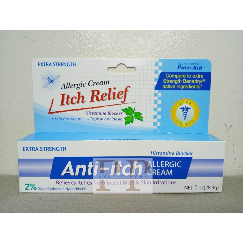 PureAid Antiitch Allergic Cream (28.3 g) Shopee Philippines