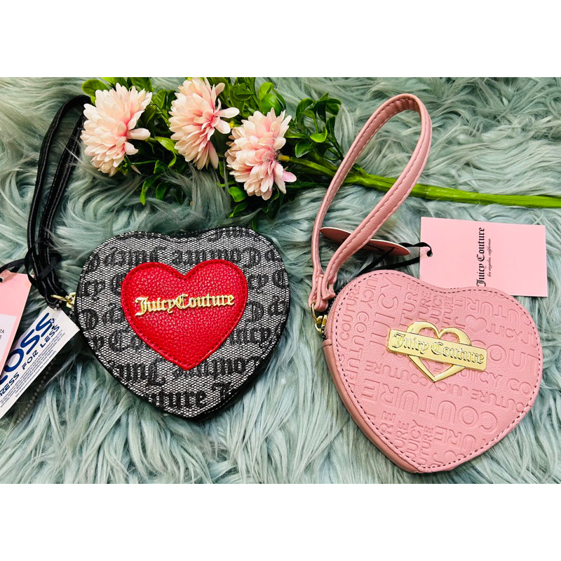 US Bought Juicy Couture Heart shaped wallet coin purse