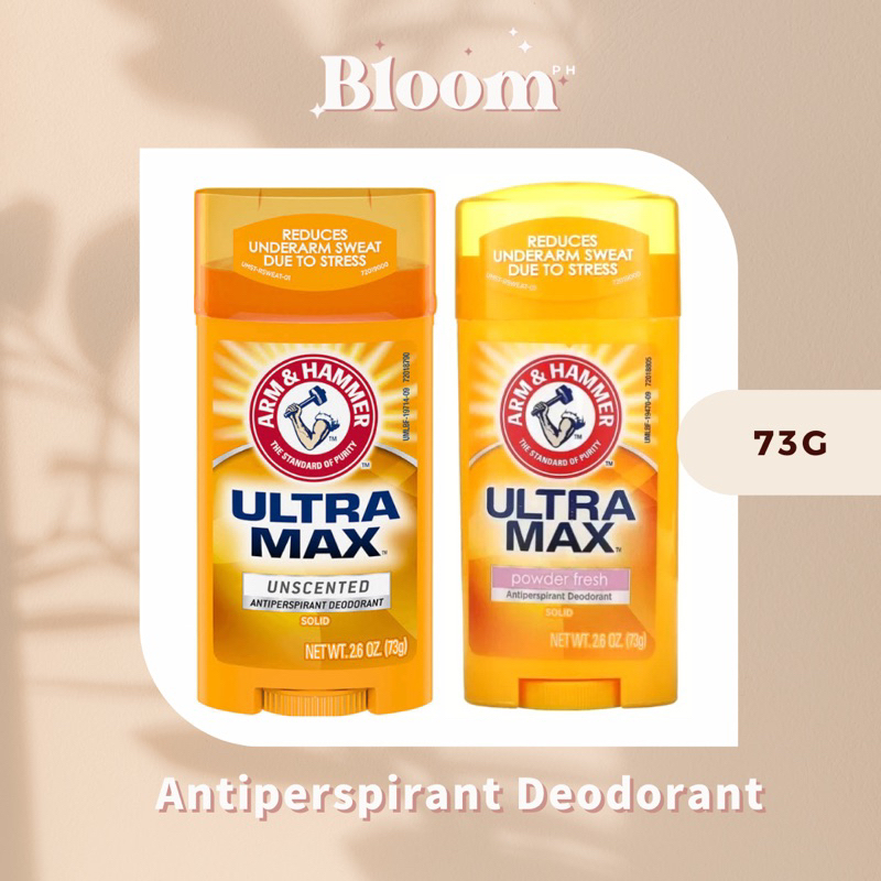 Arm & Hammer Ultra Max Solid Antiperspirant Deodorant Stick Unscented