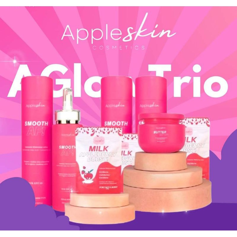 Apple Skin Cosmetics ATrioGlowSet | Shopee Philippines