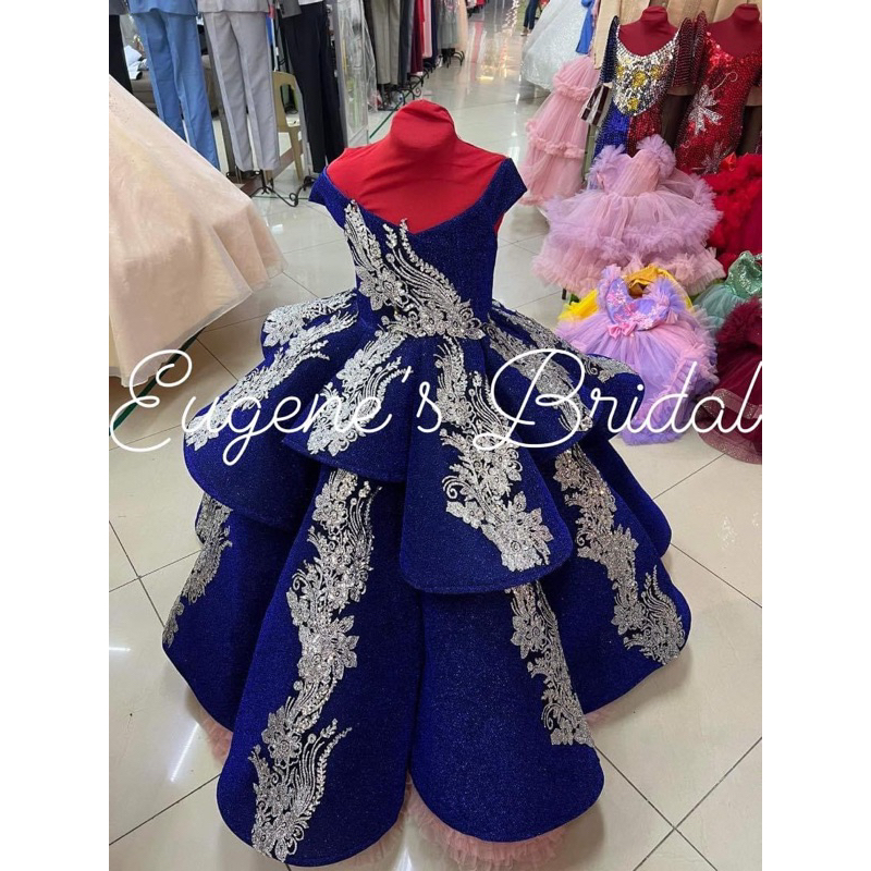 Gown For Birthday Sagala Ball Gown For 7th Birthday Long Back Shopee Philippines