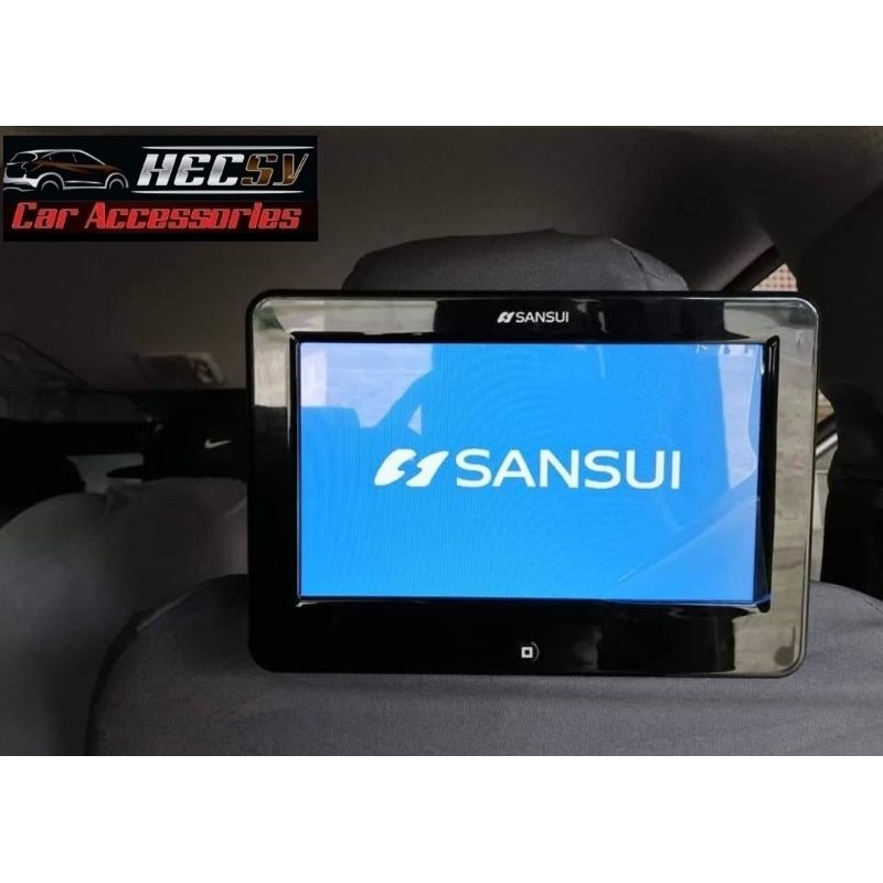 Sansui Headrest Monitor Clip on 8" Innova Altis Civic Fortuner Starex