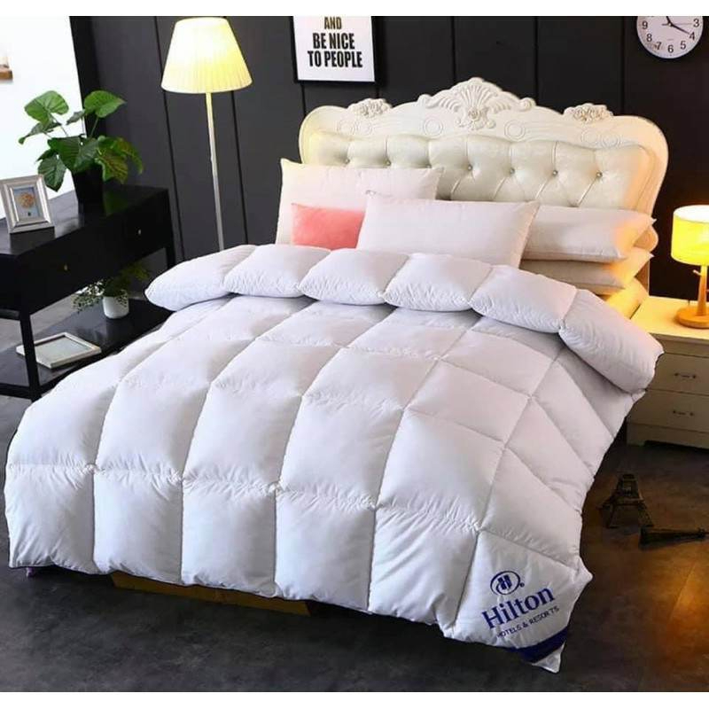 Hotel quilt Hilton gift duvet double thick quilt core (send packaging) Shopee Philippines