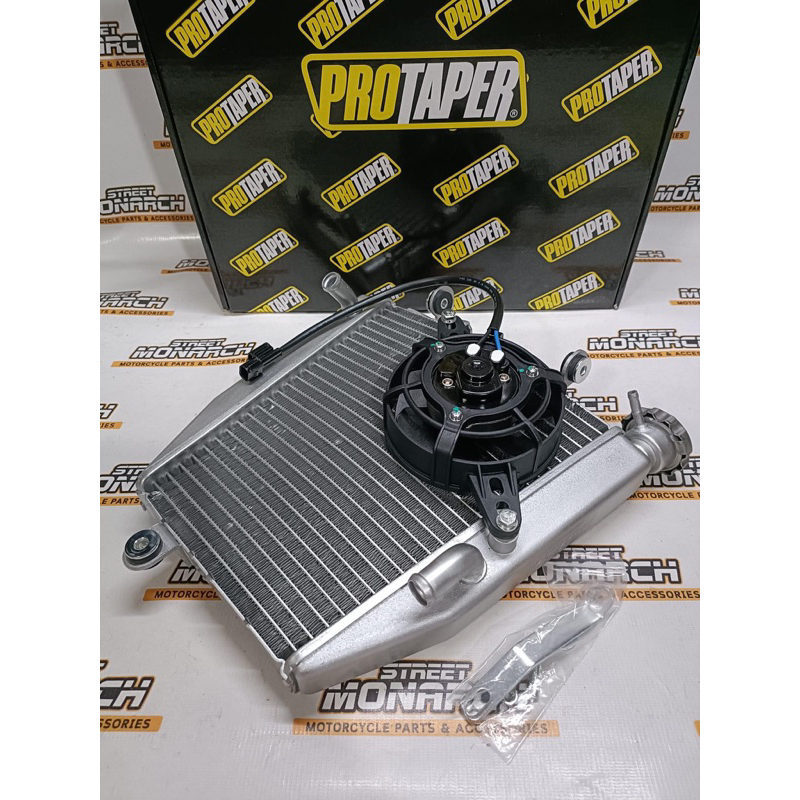 PROTAPER BIG RADIATOR (CURVE) WITH BIG FAN FOR HONDA RS 150 | Shopee ...