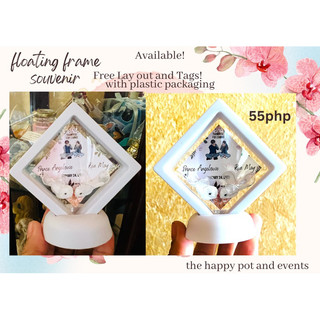 Floating Frame Souvenir/ Giveaways Birthdays Debut Wedding Christening ...