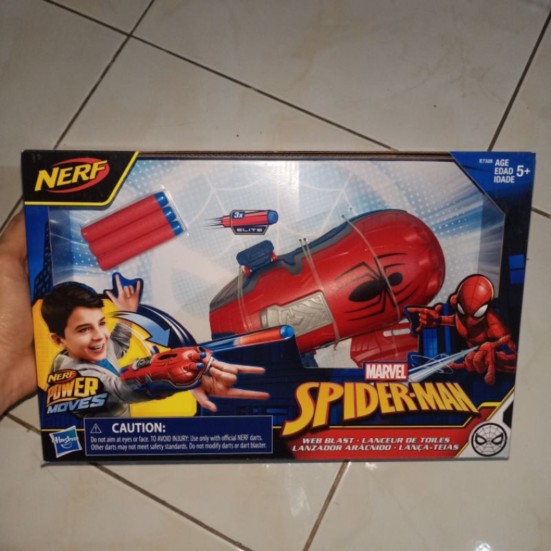 Hasbro Marvel Avengers Nerf Power moves Spiderman | Shopee Philippines