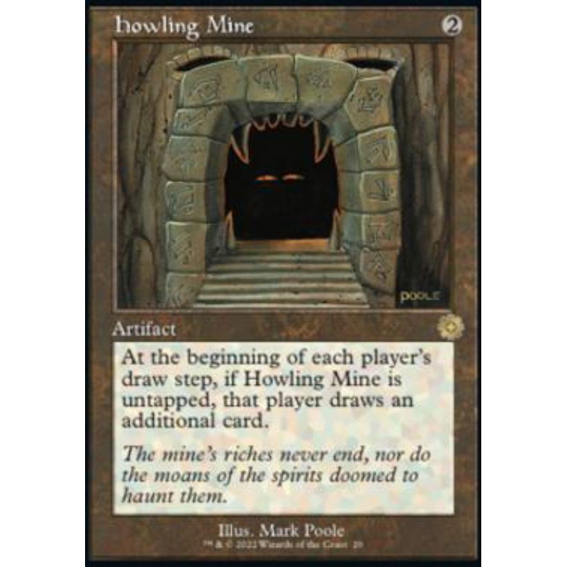 Howling Mine BRO Rare MTG Cards Shopee Philippines