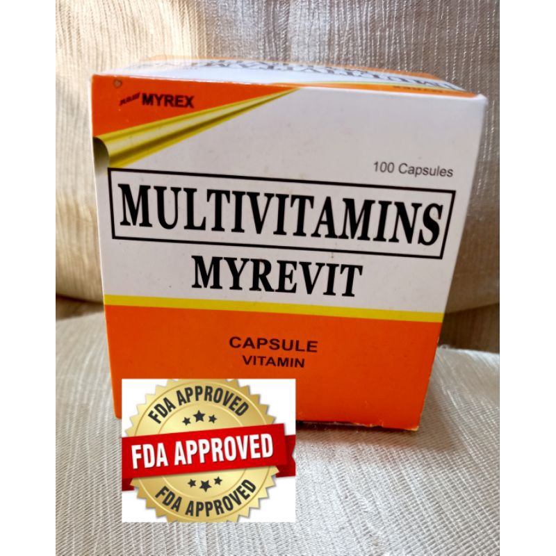 MULTIVITAMINS MYREVIT 100 CAPSULE Shopee Philippines
