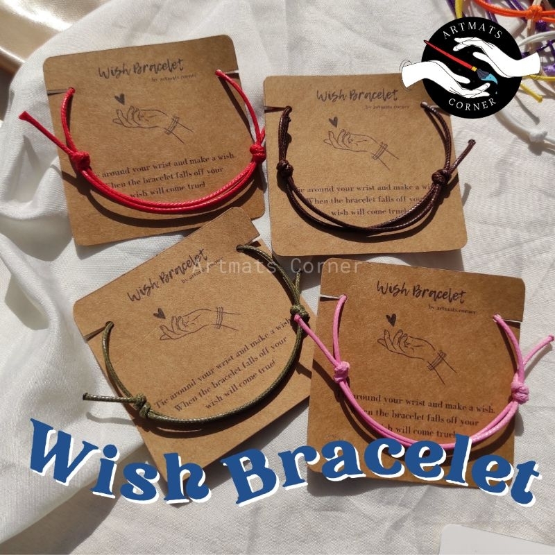 [BATCH 1] Friendship Couple Knot String Wish Bracelet Minimalist