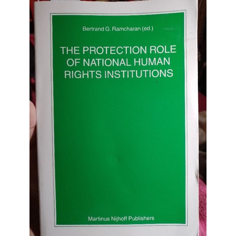 The protection role of National Human Rights Institutions (edited by ...