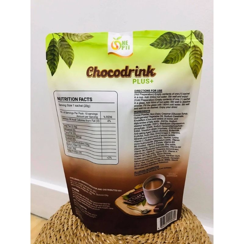 One OPTI CHOCO Drink Plus Mix | Shopee Philippines