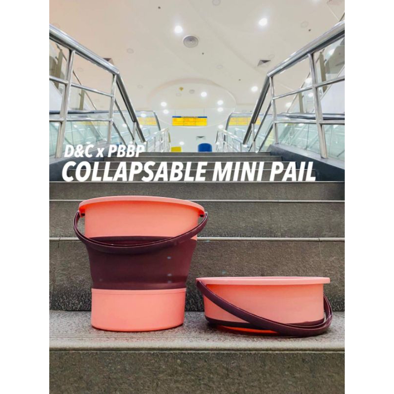 COLLAPSABLE MINI PAIL/Timba Collapsible Basin Folding pail Bucket