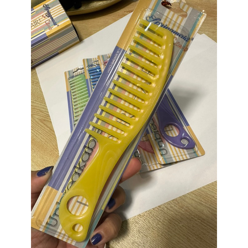 SPRINGMAID Hair COMB NO. 86 PASTEL COLOR scalp massage Hair comb Suklay ...