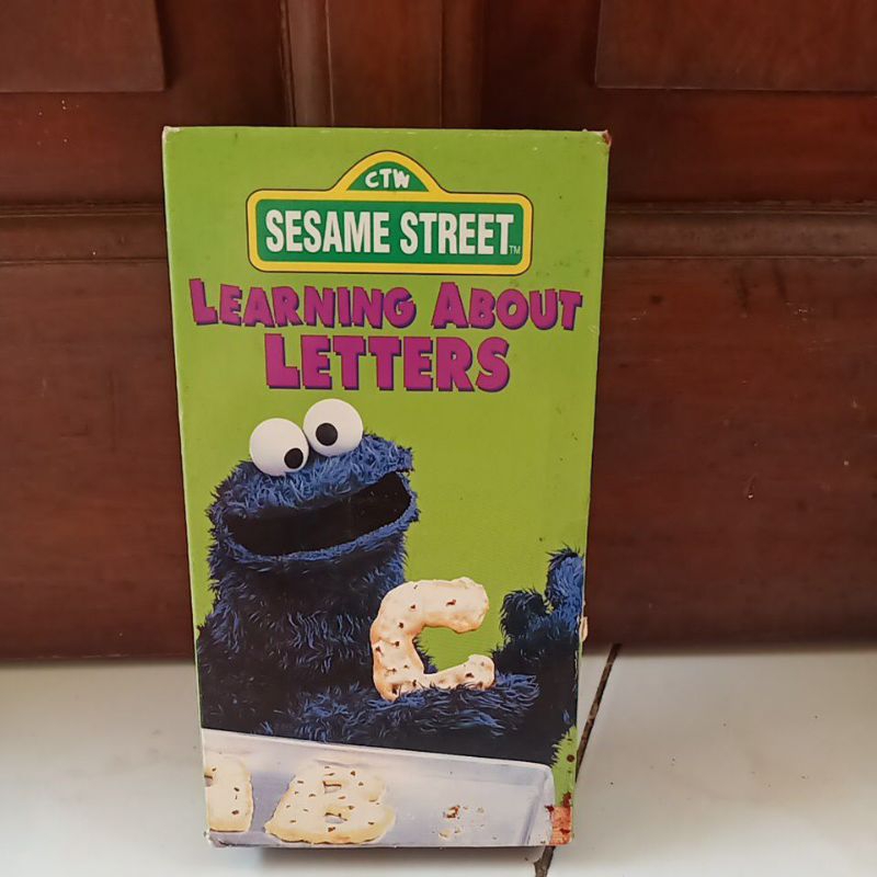 Sesame street learning about letters vhs tape shopee philippines
