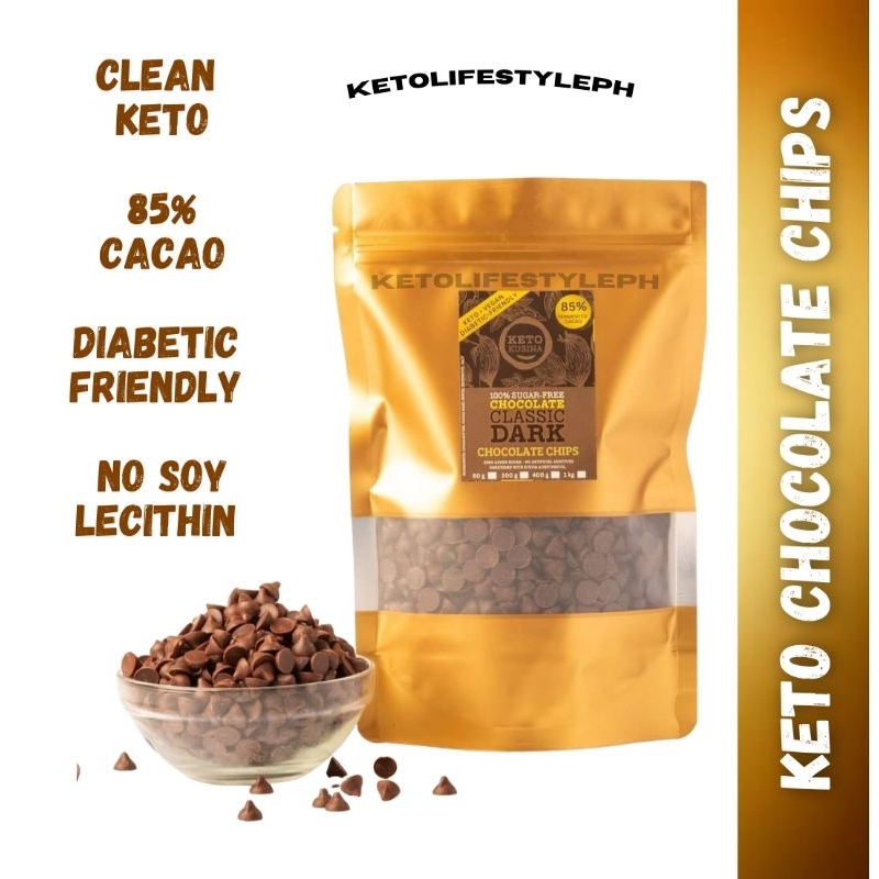 Chocolate Chips Keto Kusina (KETO/LOWCARB/SUGARFREE/DIABETIC APPROVED