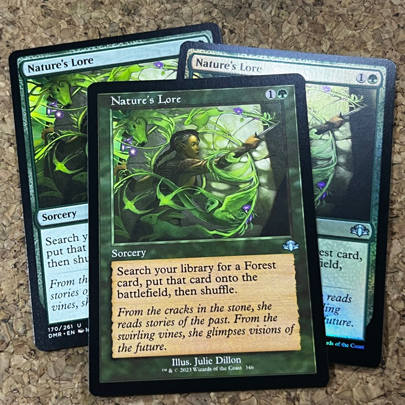 NATURE’S LORE DOMINARIA REMASTERED DMR GREEN MTG MAGIC THE