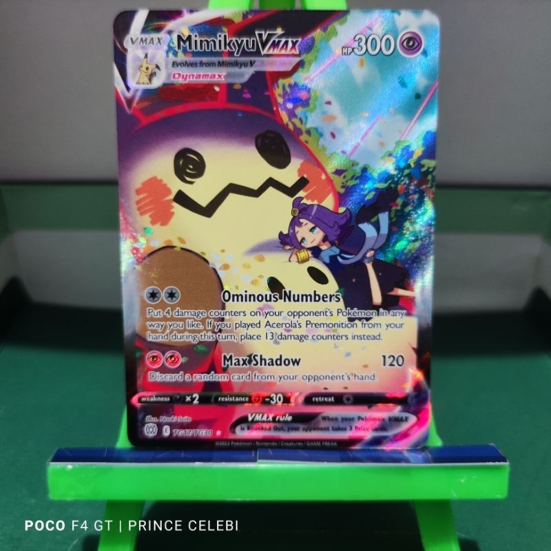 Pokemon TCG - Mimikyu Vmax TG | Shopee Philippines