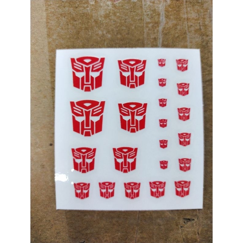 autobots / decepticon logo decals Shopee Philippines