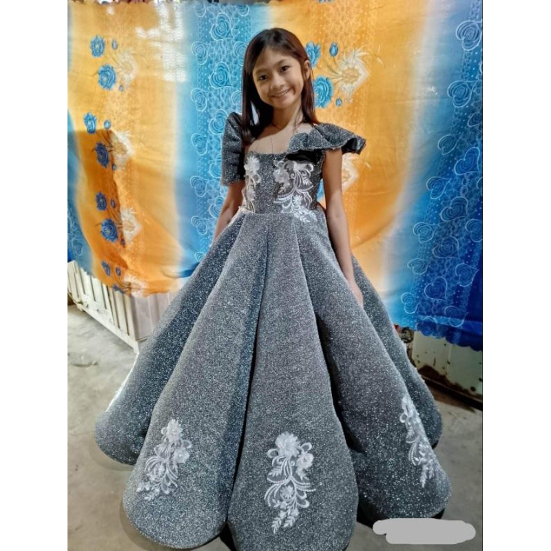 Filipiniana Gown for Kids 1 9 years Old