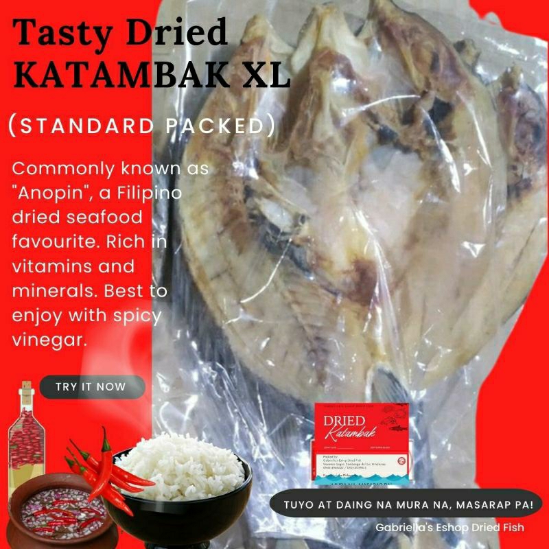 Katambak XL Size Dried Fish 1 Kilo Affordable Delicious Tuyo Daing From