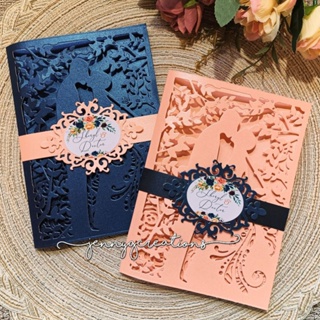 5X7.3 Inch Blank Gold Wedding Invitations Kits Laser Cut Hollow Rose Pocket  Wedding Invitations with Envelopes for Wedding Bridal Shower Engagement  Invite Spot - China Greeting Card and Paper Card price