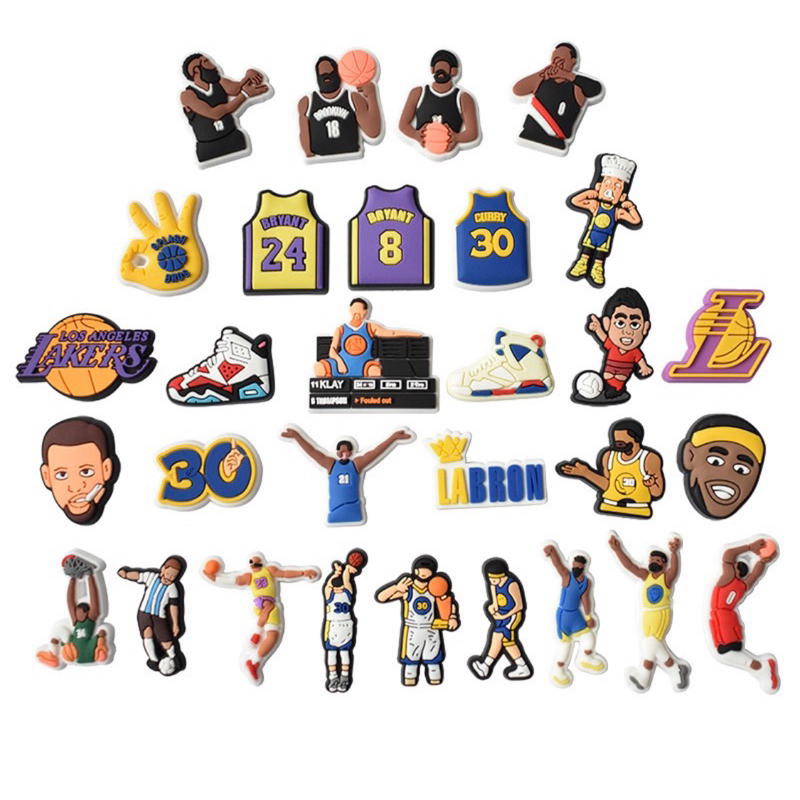 jibbitz / basket ball 2 designs charms crocs jibbitz Shopee Philippines