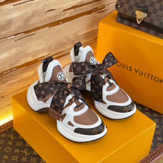 Louis Vuitton WMNS Archlight Sports Shoes White/Orange Marathon Running  Shoes (Women's), Fesyen Wanita, Sepatu di Carousell