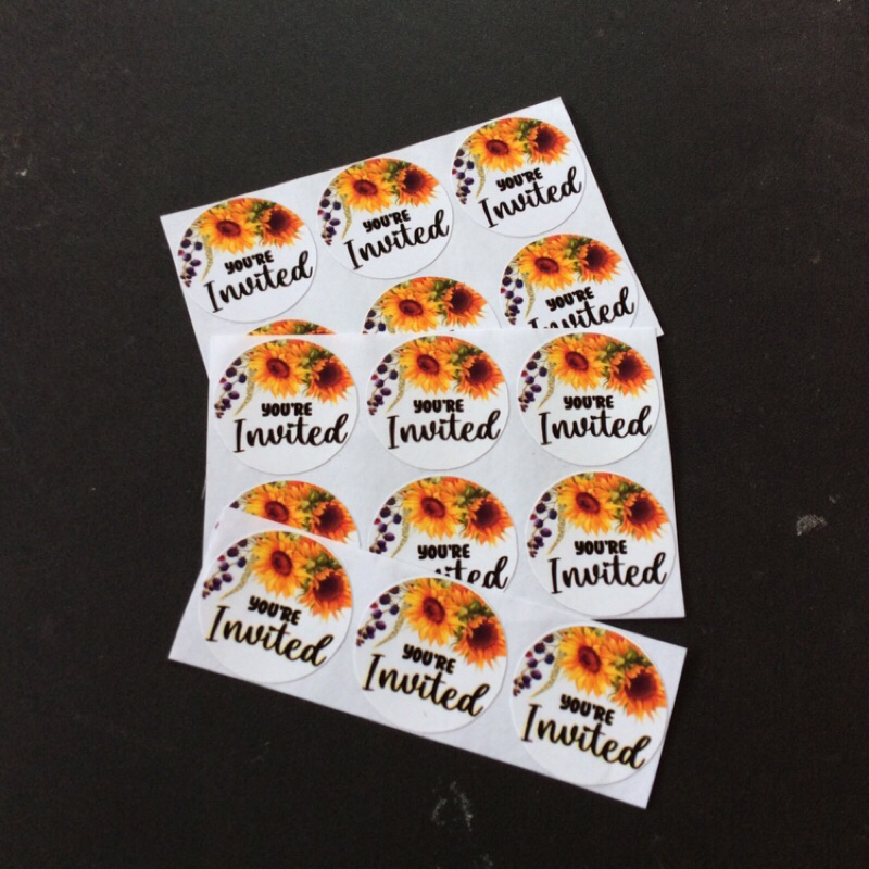 Sticker Seal For Envelope of invitation | Shopee Philippines