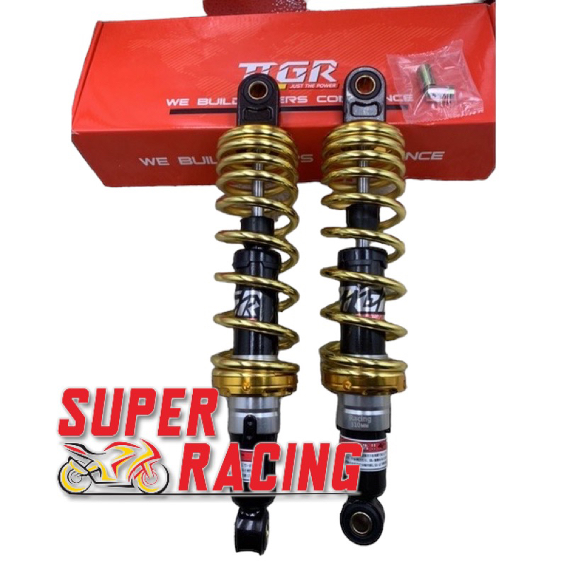 TTGR REAR SHOCK 310MM/ 340MM FOR WAVE XRM/TMX/DASH/SMASH/ RAIDER J/WAVE ...