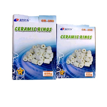 Resun Ceramic Ring Aquarium Fish Filter Media 500g/250g | Shopee ...