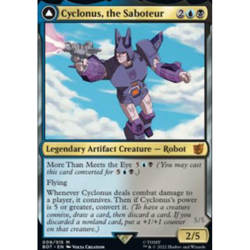 Cyclonus, the Saboteur - BOT - Mythic - MTG Cards (WotC) | Shopee ...