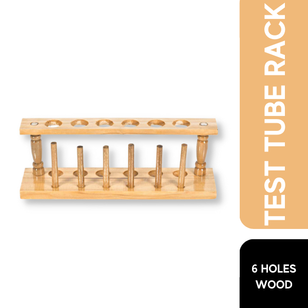 Test Tube Rack 6 Holes Wood | Shopee Philippines