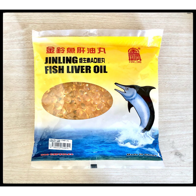 #002 • 500 Capsules • Cod Fish Liver Oil Dietary Supplement | Shopee ...