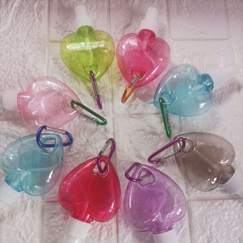 Heart shaped alcohol bottle spray | Shopee Philippines