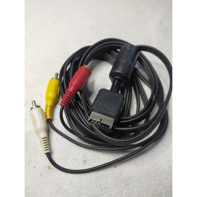 original ps2 av cable / audio video ps2 / japan surplus (please read