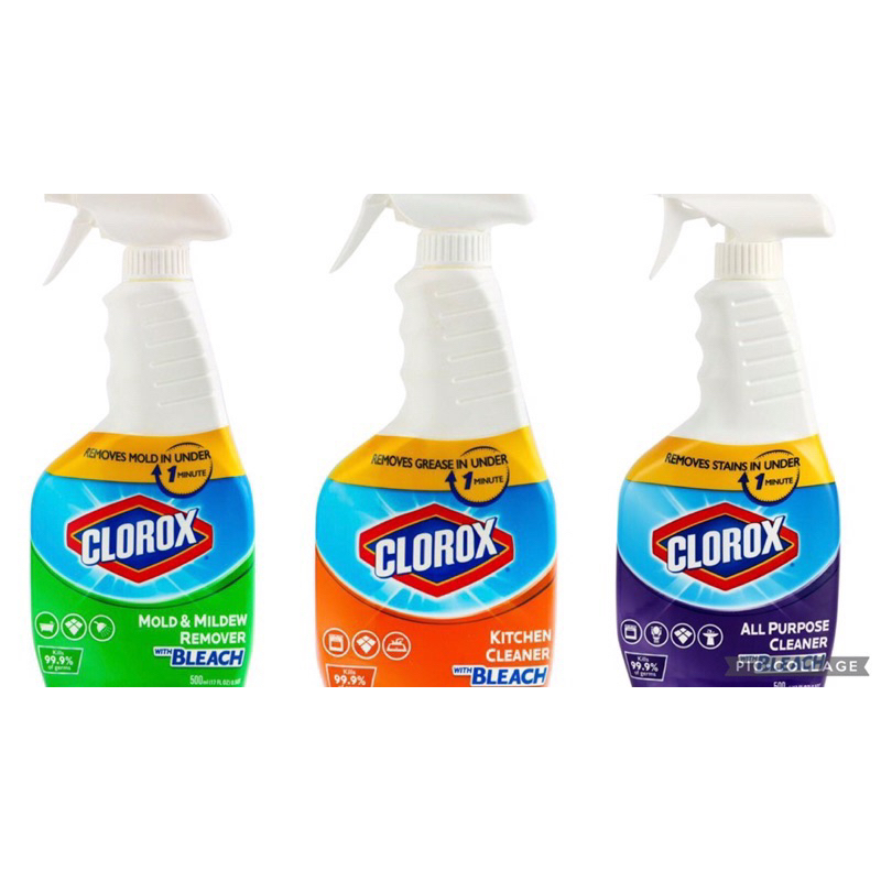 Clorox Mold & Mildew Remover, Kitchen Cleaner w/Bleach, All Purpose