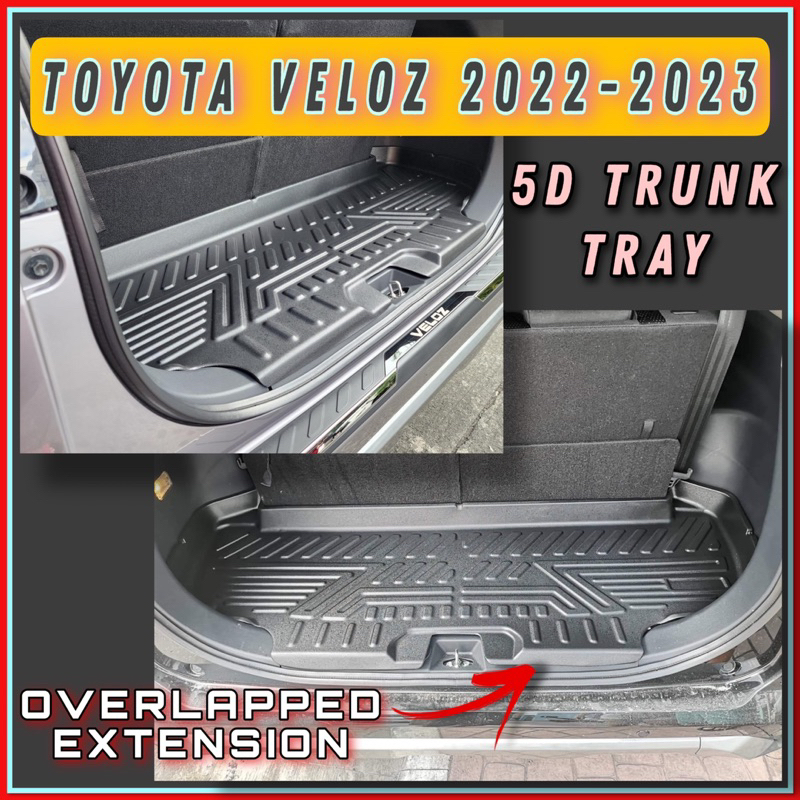 TOYOTA VELOZ 2022-2024 EXTENDED 5D TRUNK TRAY (G AND V VARIANTS ...