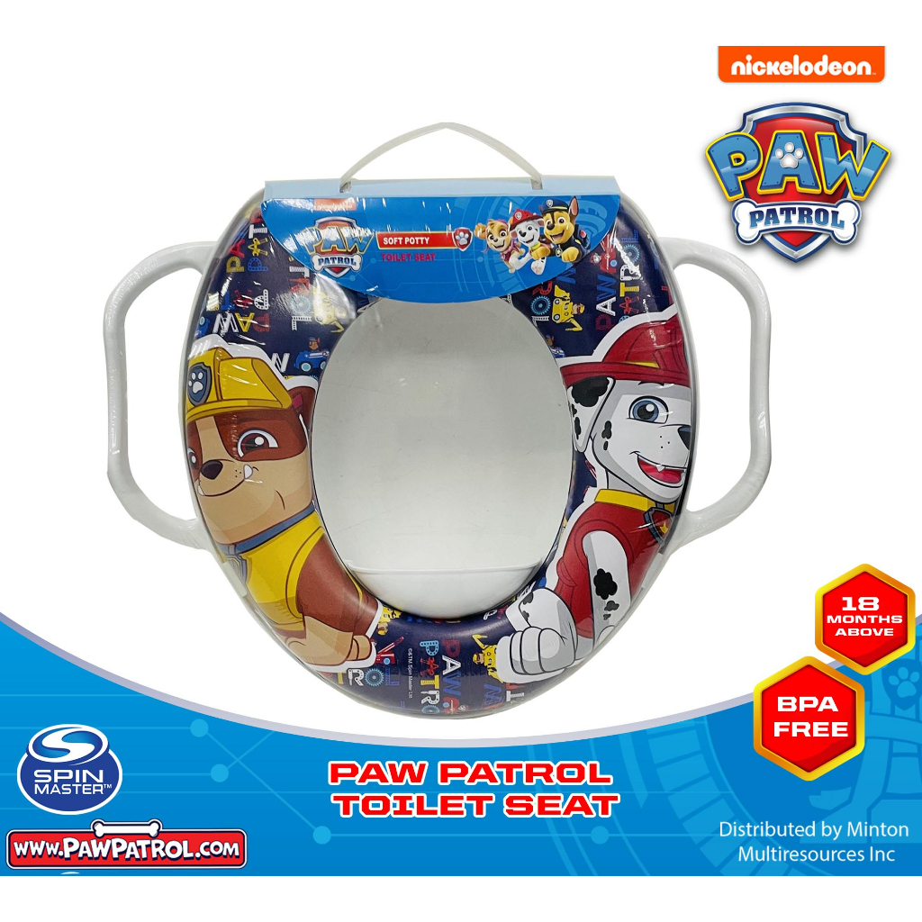 Paw Patrol Toilet Seat With Handle | Shopee Philippines