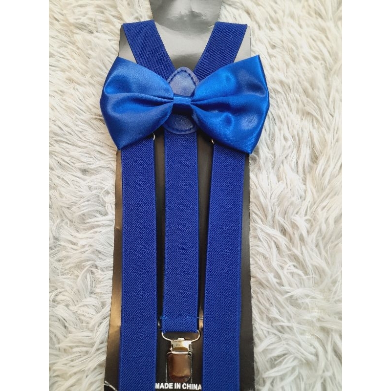 Royal Blue 'Modern Solid' Suspenders, Suspenders