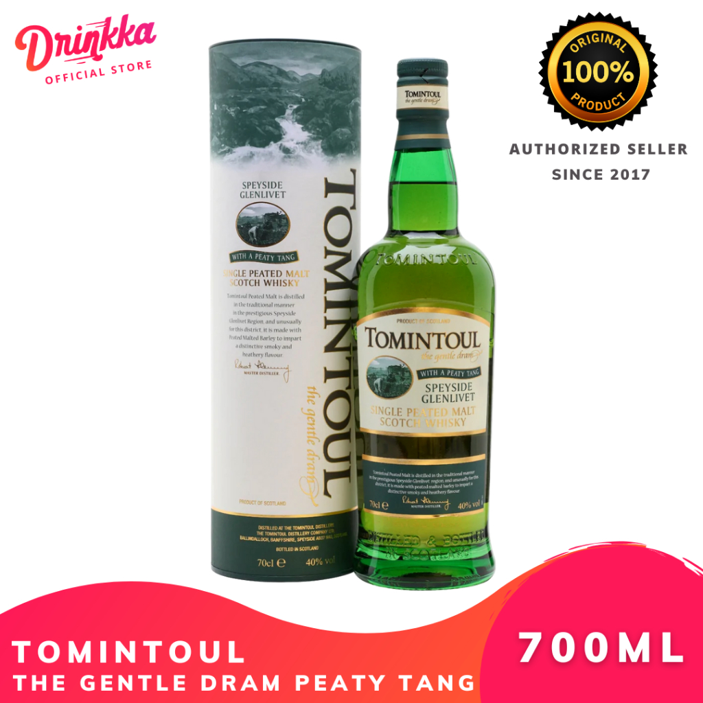 Tomintoul The Gentle Dram Peaty Tang 700ml Shopee Philippines